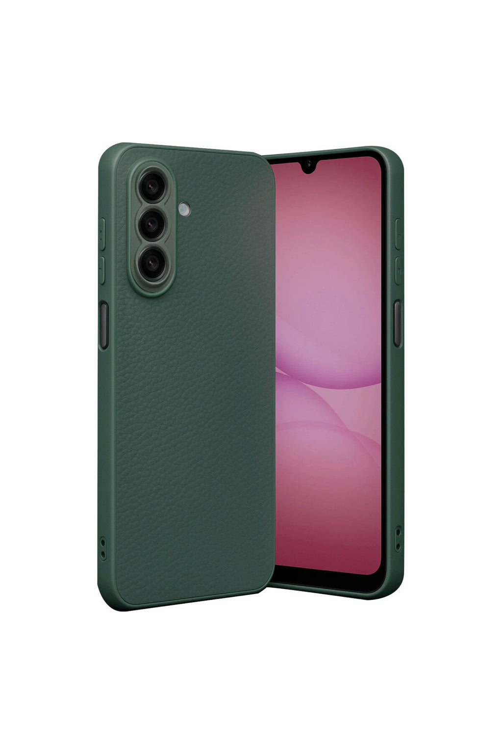 Samsung Galaxy A17 5G Uyumlu Thermax Silikon Kılıf - Koyu Yeşil