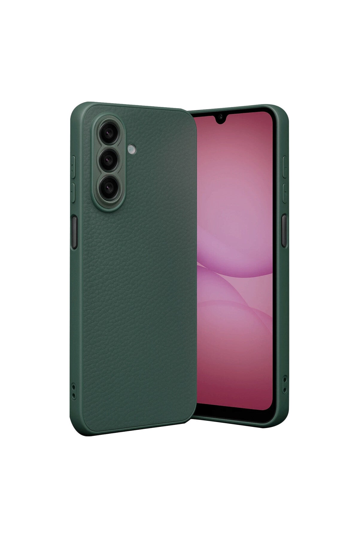 Samsung Galaxy A17 5G Uyumlu Thermax Silikon Kılıf - Koyu Yeşil