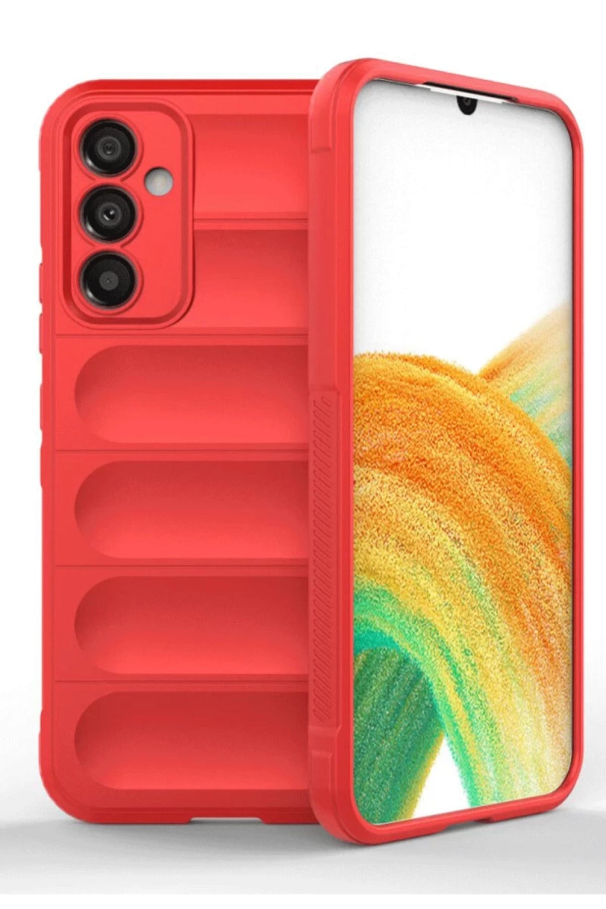Samsung A36 Kılıf Optimum Silikon - Kırmızı