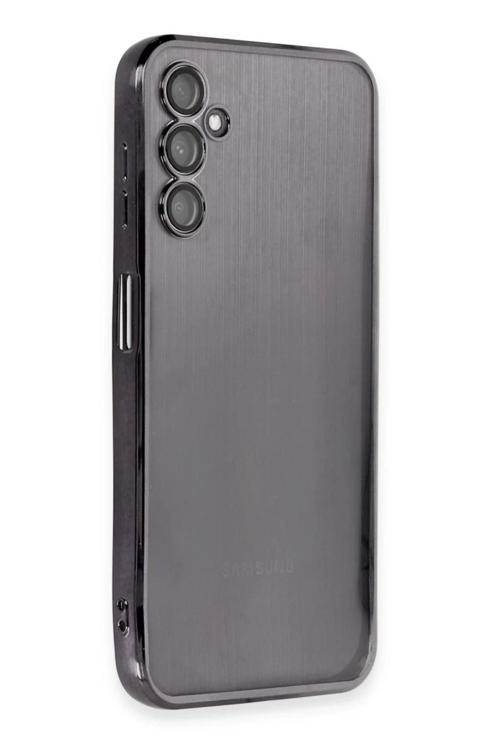 Samsung Galaxy A14 4G Uyumlu Kılıf Lensli Silikon - Siyah