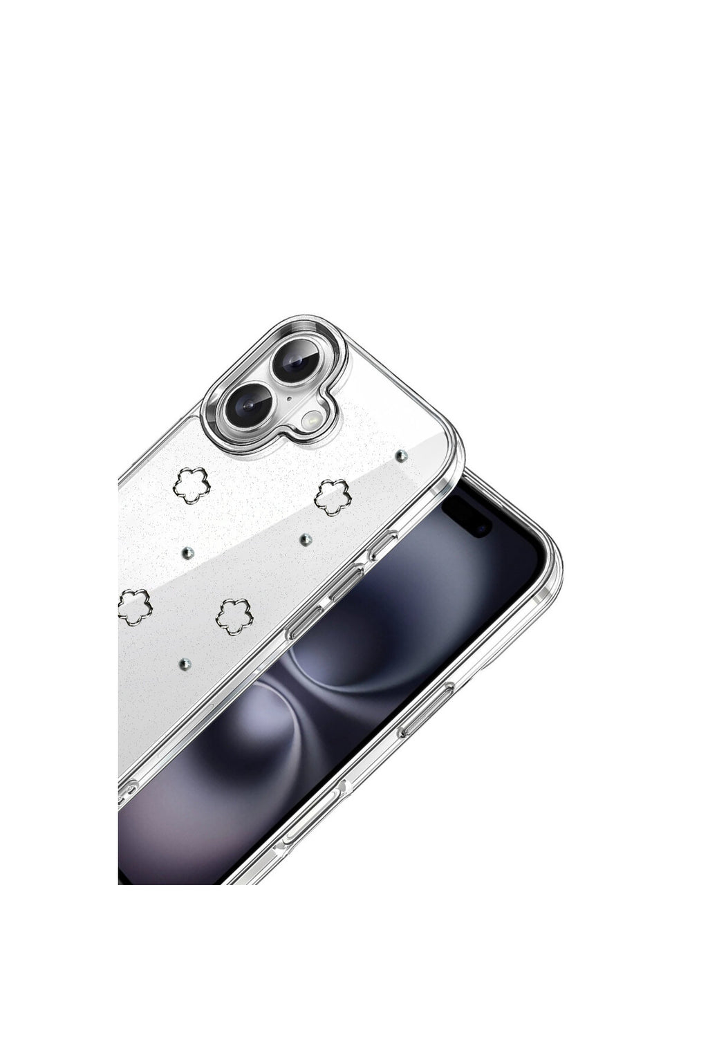Apple iPhone 16 Uyumlu Fiyonk Desenli Kapak - Desen 2