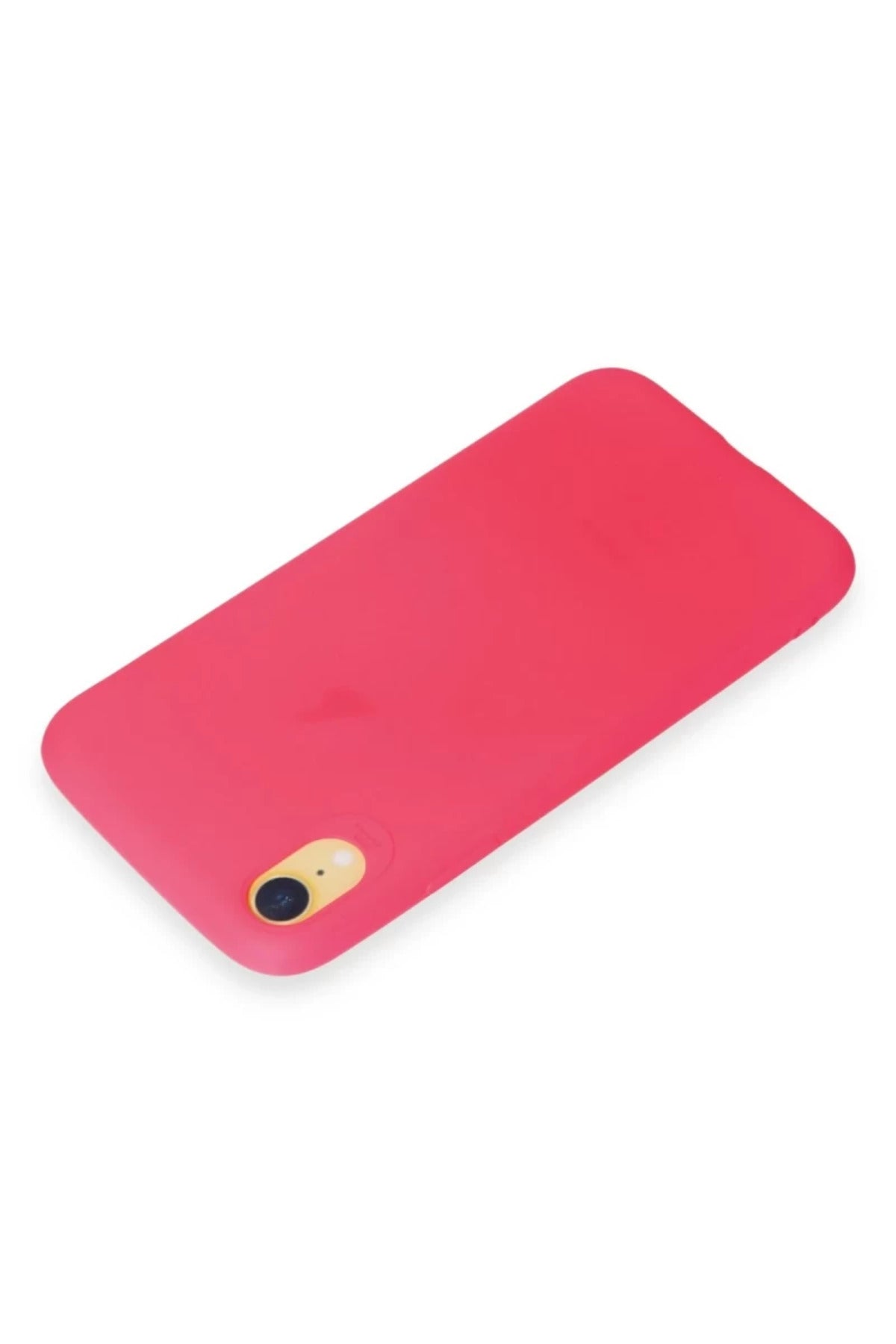 Apple iPhone XR Uyumlu Kılıf First Silikon - Pembe