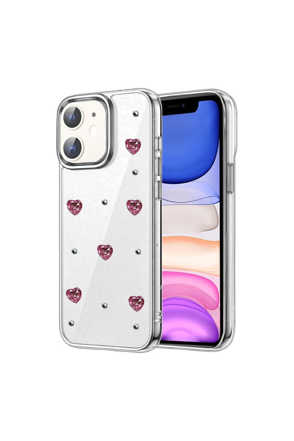 Apple iPhone 11 Uyumlu Fiyonk Desenli Kapak - Desen 3