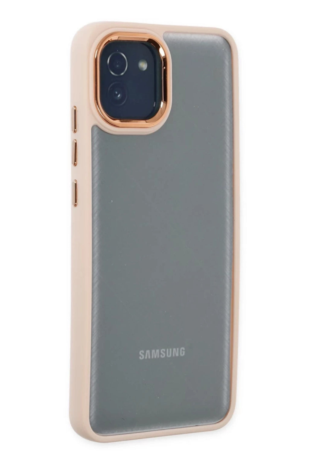 Samsung Galaxy A03 Uyumlu Kılıf Dora Kapak - Pudra