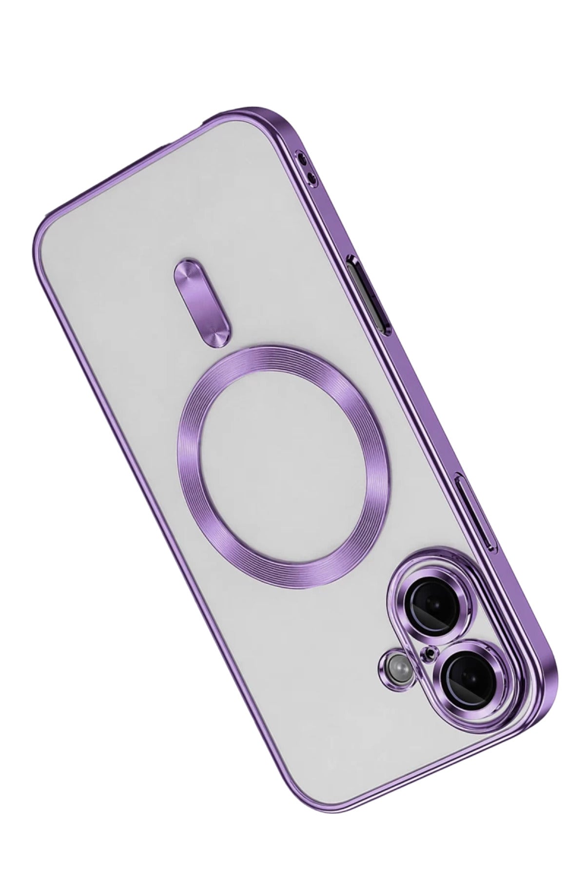 Apple iPhone 16 Uyumlu Kılıf Kross Magneticsafe Kapak - Mor
