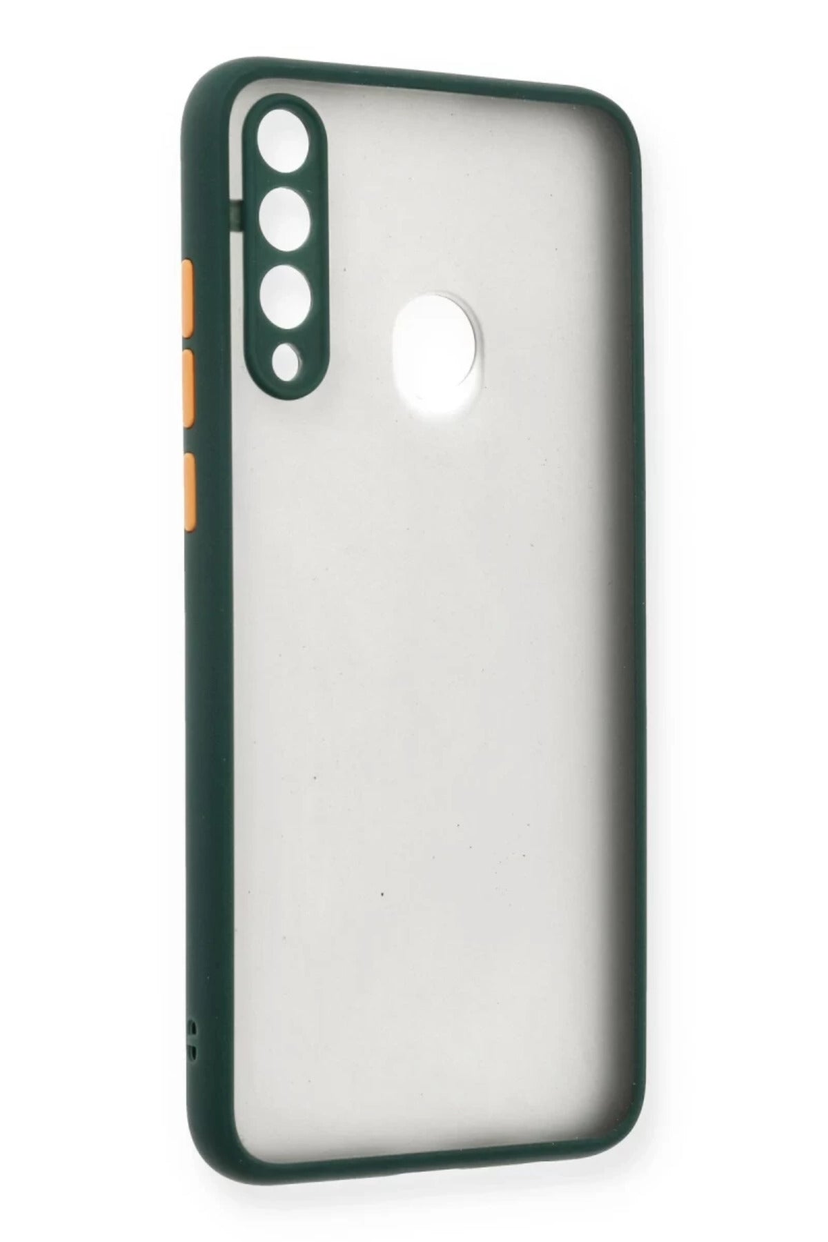 Huawei Y6P Uyumlu Kılıf Montreal Silikon Kapak - Yeşil