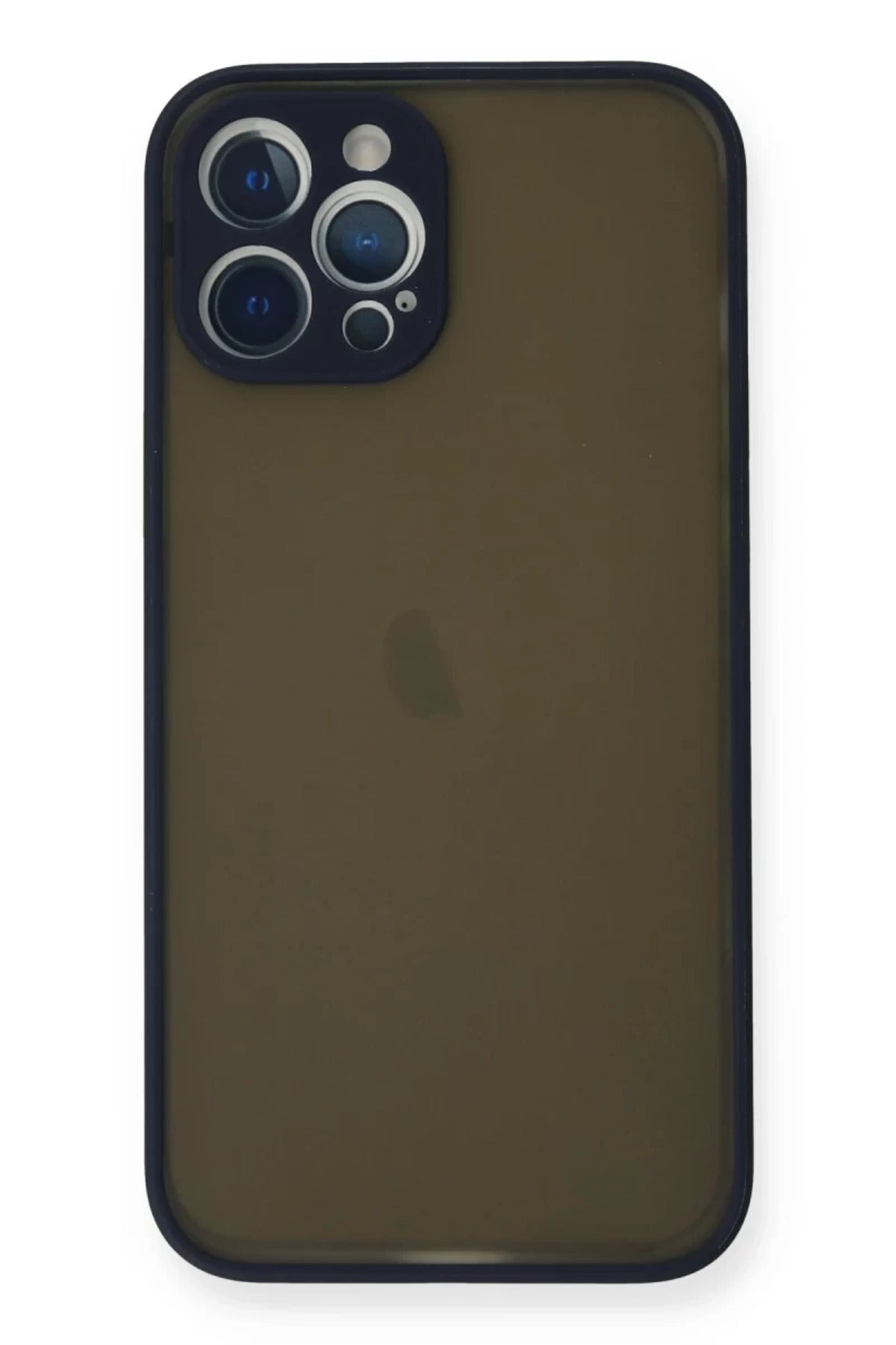 Apple iPhone 12 Pro Uyumlu Kılıf Montreal Silikon Kapak - Lacivert