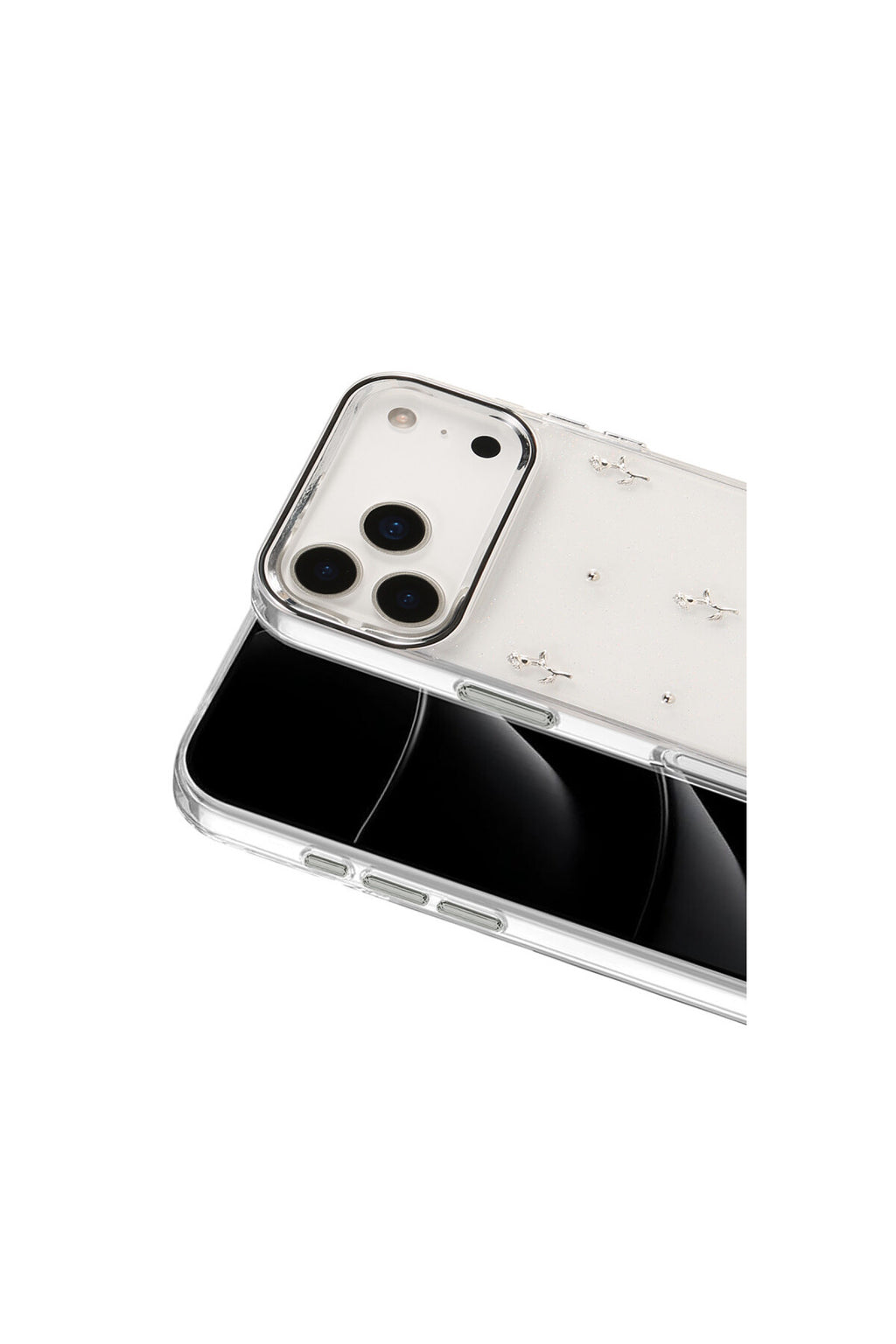 Apple iPhone 17 Pro Uyumlu Fiyonk Desenli Kapak - Desen 4