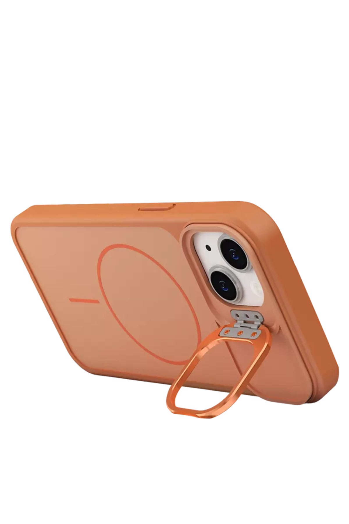 Joko Apple iPhone 14 Uyumlu Pale Magsafe Standlı Kapak - Turuncu