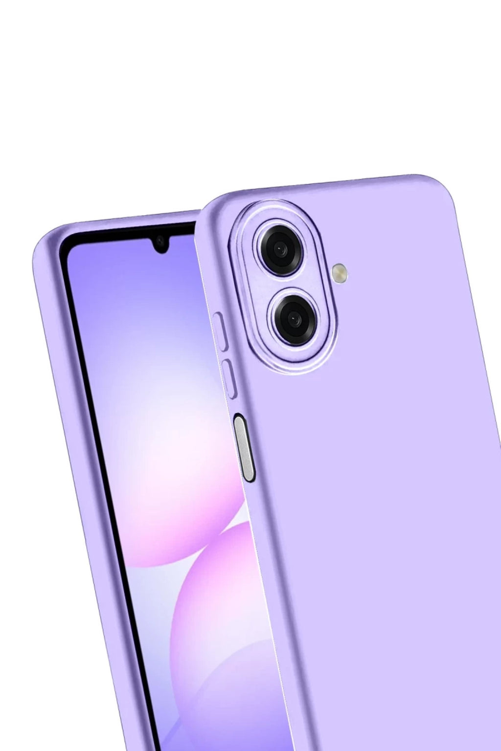 Samsung Galaxy A07 4G Uyumlu Nano içi Kadife Silikon - Lila