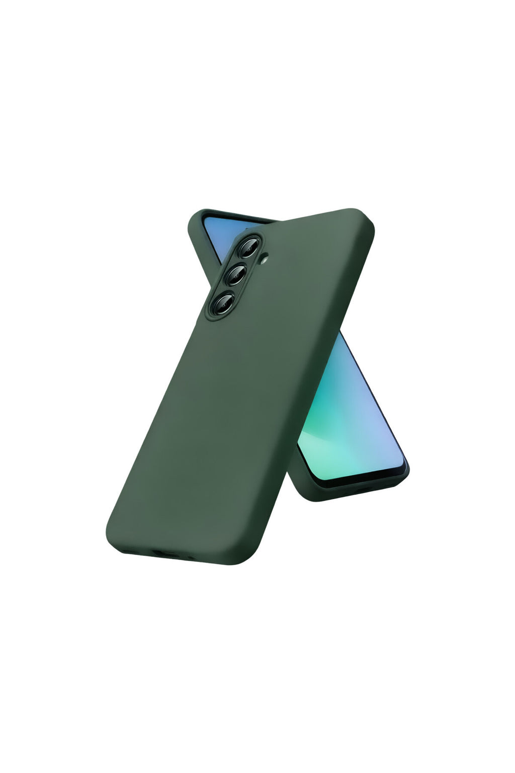 Samsung Galaxy A37 5G Uyumlu First Silikon - Koyu Yeşil