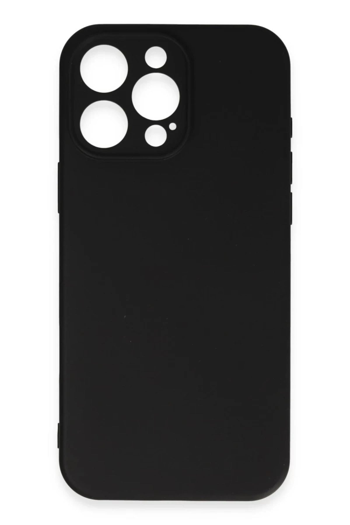 Apple iPhone 16 Pro Uyumlu Kılıf First Silikon - Siyah