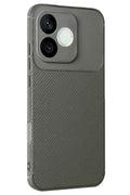 Huawei Honor 600 Lite Uyumlu Auto Focus Karbon Kapak - Gri