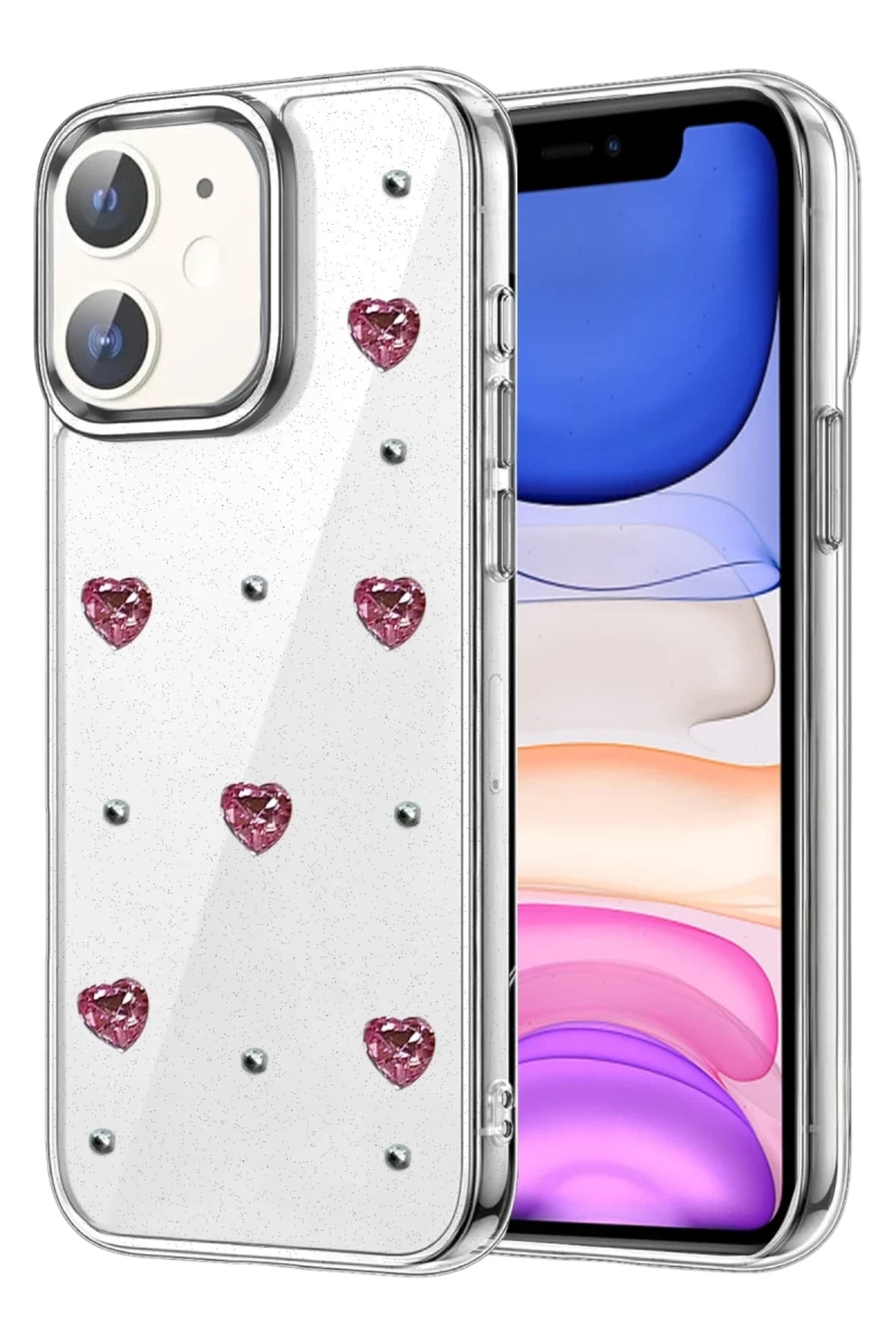 Apple iPhone 11 Uyumlu Fiyonk Desenli Kapak - Desen 3