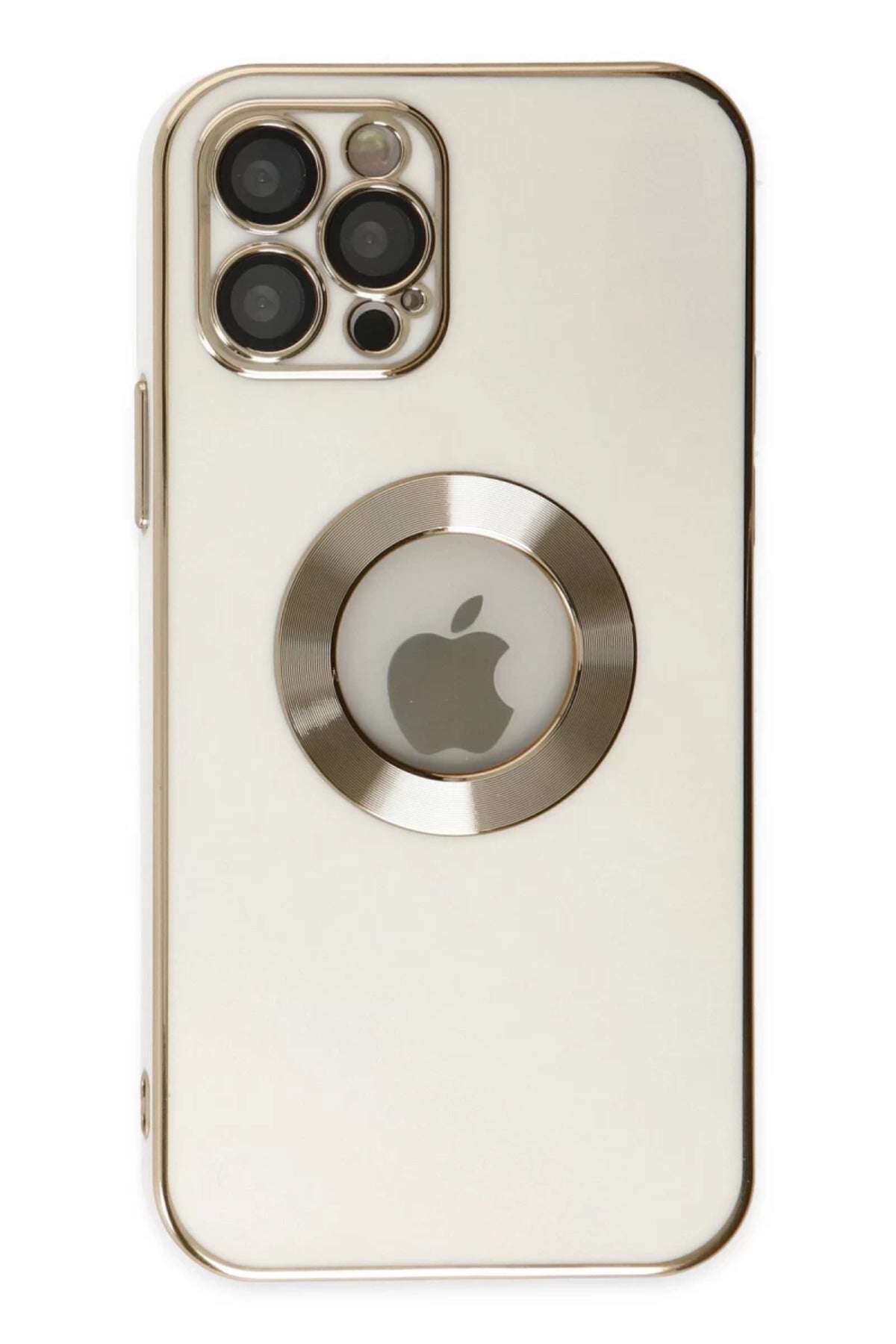 Apple iPhone 12 Pro Uyumlu Kılıf Store Silikon - Beyaz