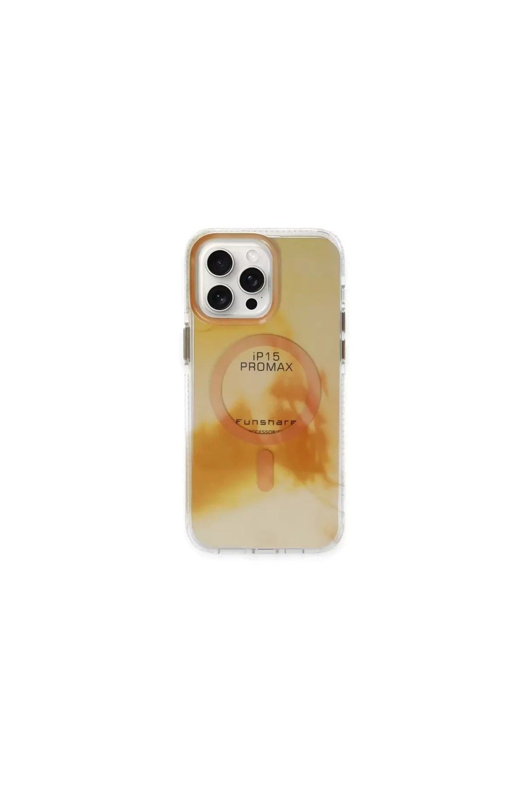 Joko Apple iPhone 15 Pro Max Uyumlu Phantom Magsafe Kapak - Gold