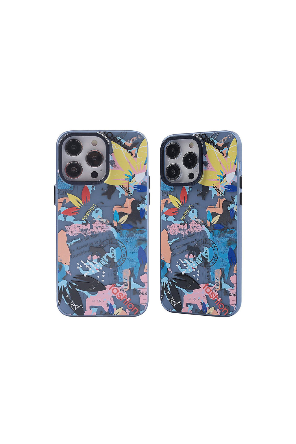 Apple iPhone 14 Pro Uyumlu Kılıf Prada Desenli Kapak - Prada Pembe - 1