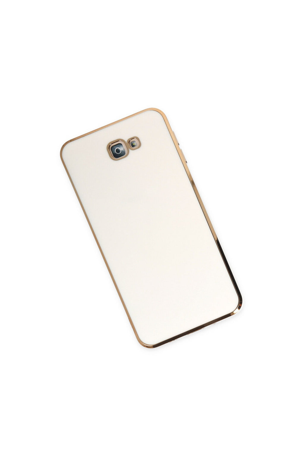 Samsung Galaxy J7 Prime Uyumlu Kılıf Volet Silikon - Beyaz