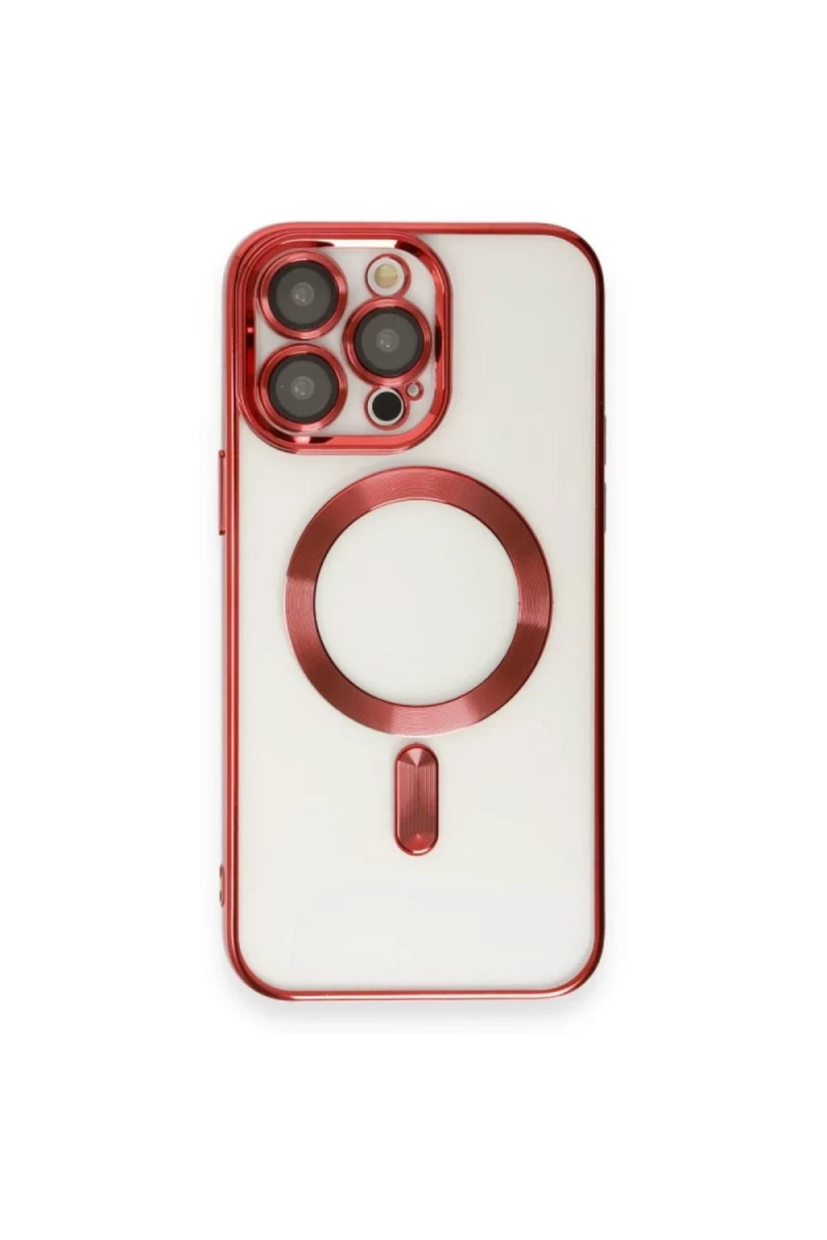 Apple iPhone 14 Pro Max Uyumlu Kılıf Kross Magneticsafe Kapak - Kırmızı