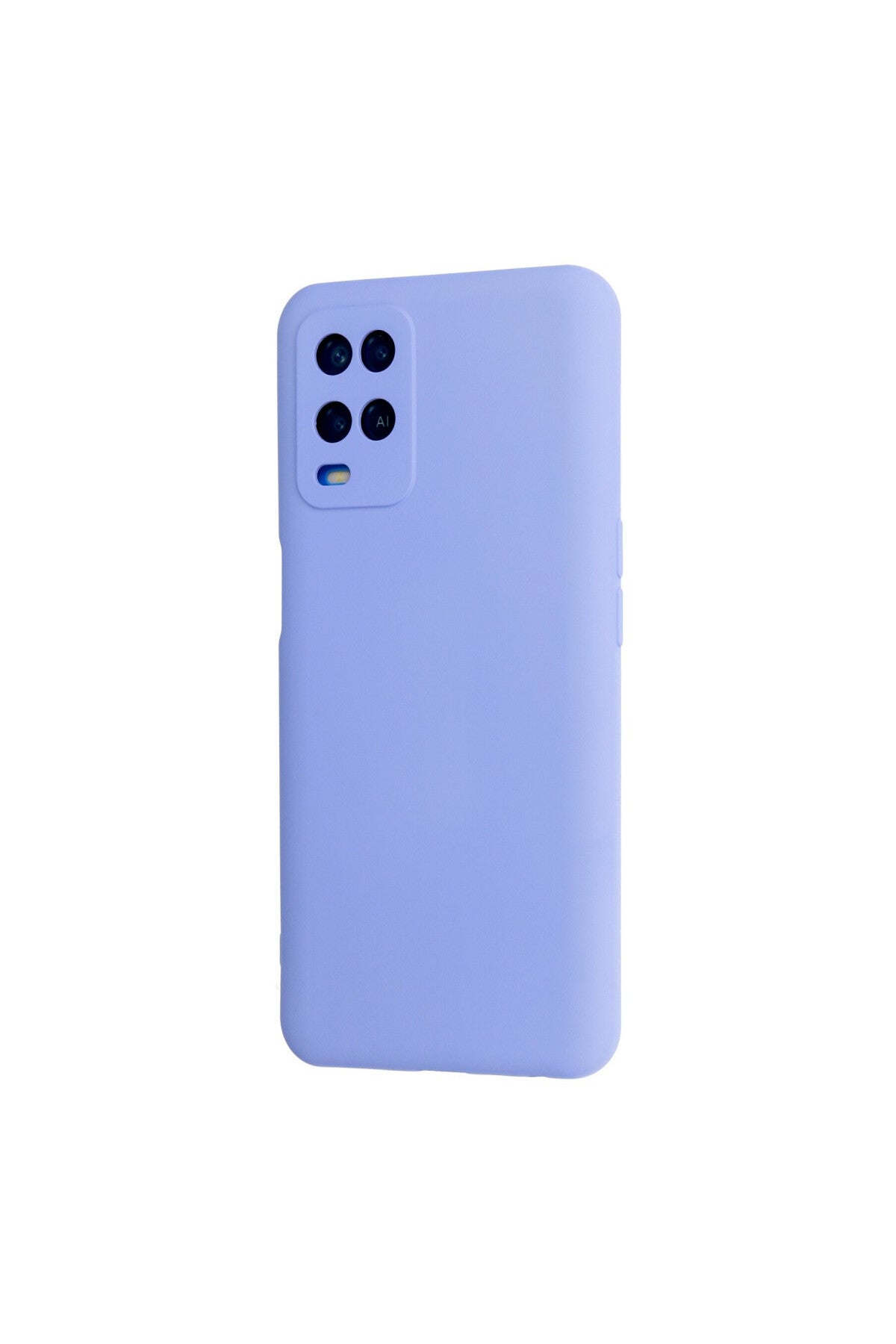 Oppo A54 4G Uyumlu Kılıf Nano içi Kadife Silikon - Lila