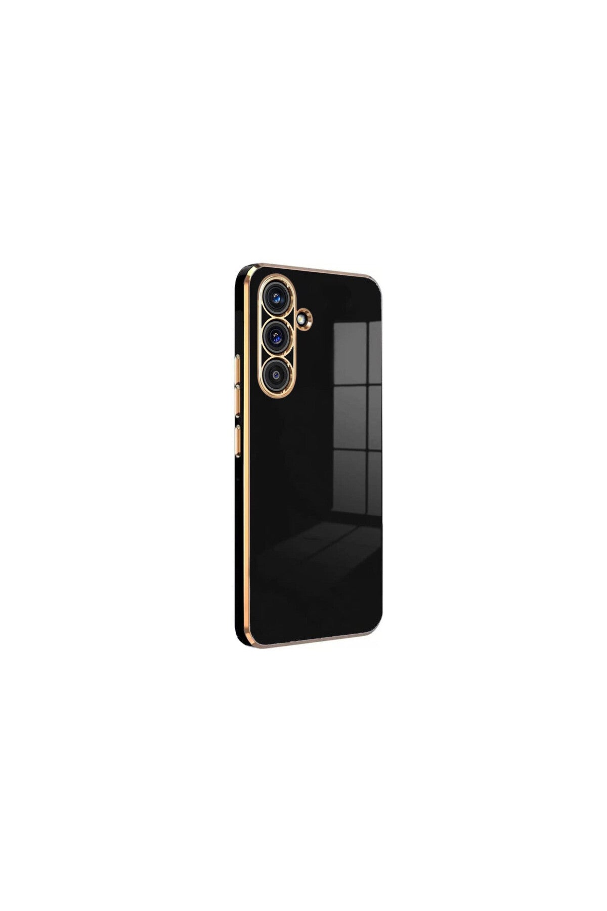 Samsung Galaxy S24 FE Uyumlu Kılıf Volet Silikon - Siyah