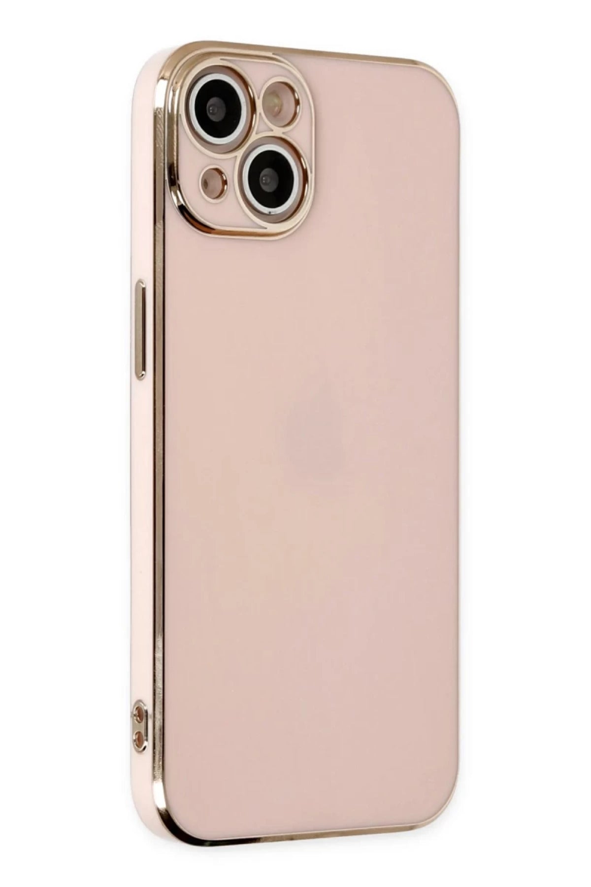 Apple iPhone 14 Uyumlu Kılıf Volet Silikon - Pembe