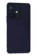 Vivo Y27 Uyumlu Kılıf Nano içi Kadife Silikon - Lacivert