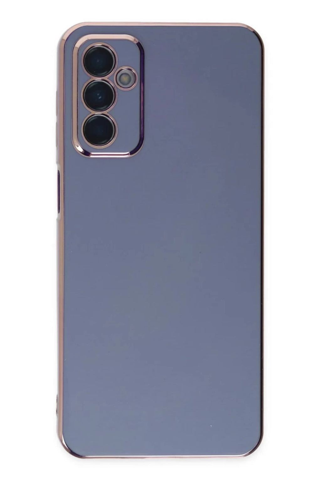 Samsung Galaxy M23 Uyumlu Kılıf Volet Silikon - Mavi