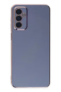 Samsung Galaxy M23 Uyumlu Kılıf Volet Silikon - Mavi