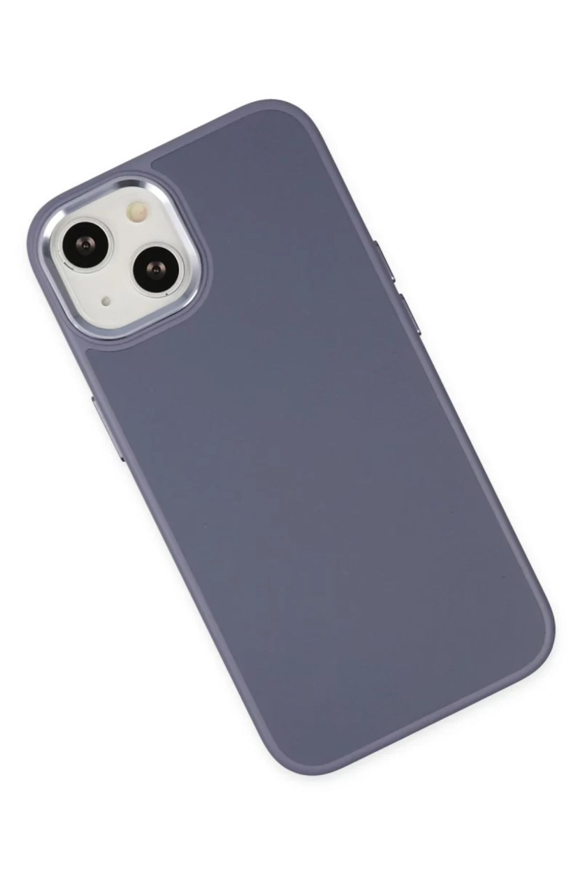 Apple iPhone 14 Plus Uyumlu Kılıf Asya Deri Silikon - Mor