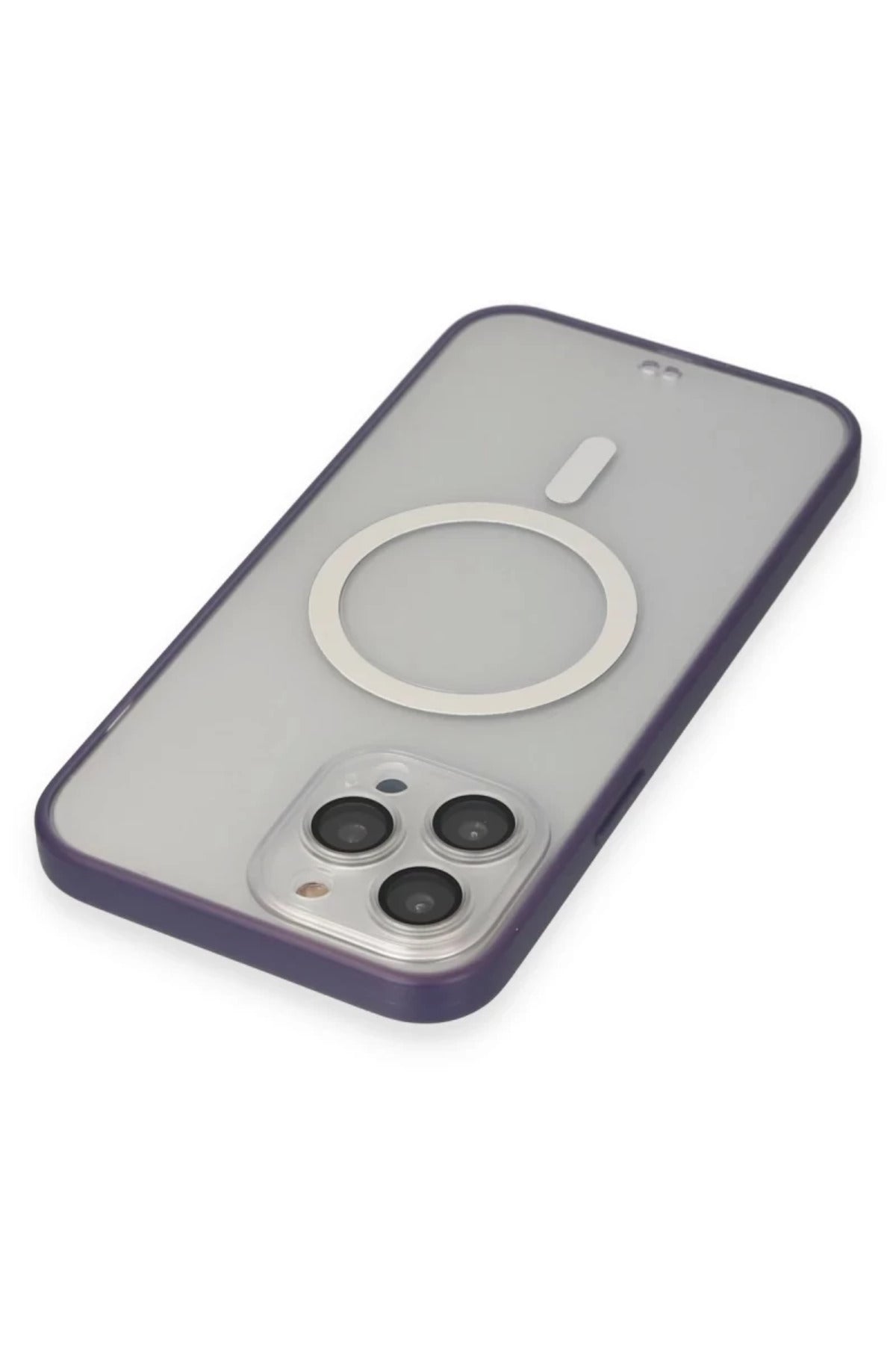 Apple iPhone 14 Pro Max Uyumlu Kılıf Grand Magneticsafe Kapak - Mor