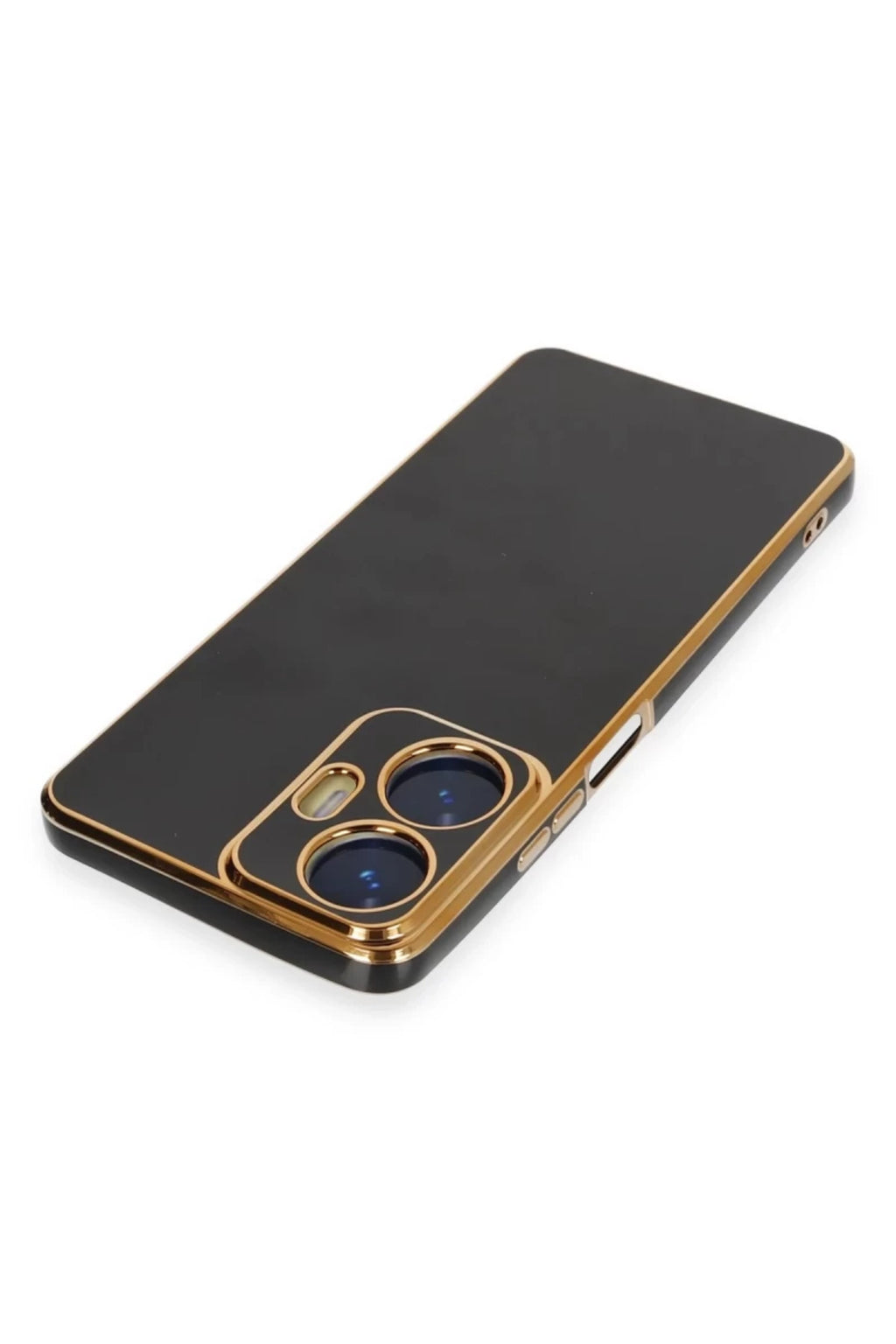 Realme C55 Uyumlu Kılıf Volet Silikon - Siyah