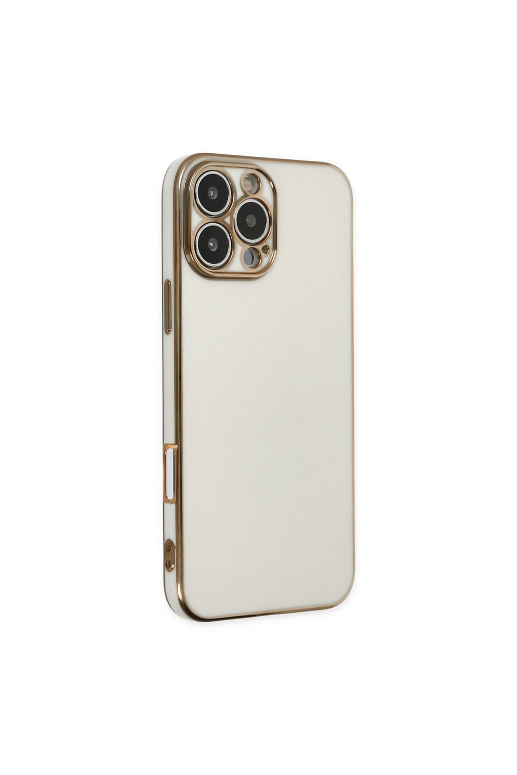 Apple iPhone 16 Pro Uyumlu Kılıf Volet Silikon - Beyaz