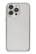 Joko Apple iPhone 15 Pro Max Uyumlu Metal Bumper Mat Kapak - Gri
