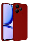 Realme C61 Uyumlu Kılıf First Silikon - Kırmızı