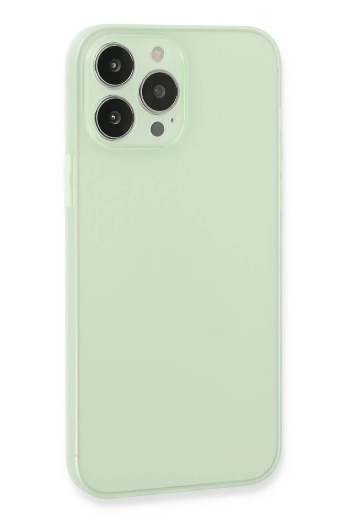 Apple iPhone 13 Pro Max Uyumlu Kılıf Puma Silikon - Açık Yeşil