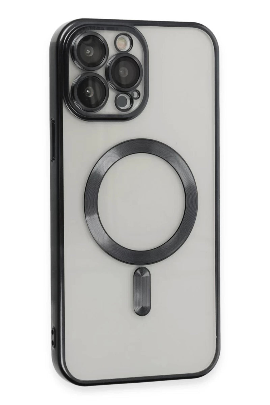 Apple iPhone 15 Pro Uyumlu Kılıf Kross Magneticsafe Kapak - Siyah