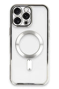 Apple iPhone 16 Pro Uyumlu Kılıf Kross Magneticsafe Kapak - Gümüş