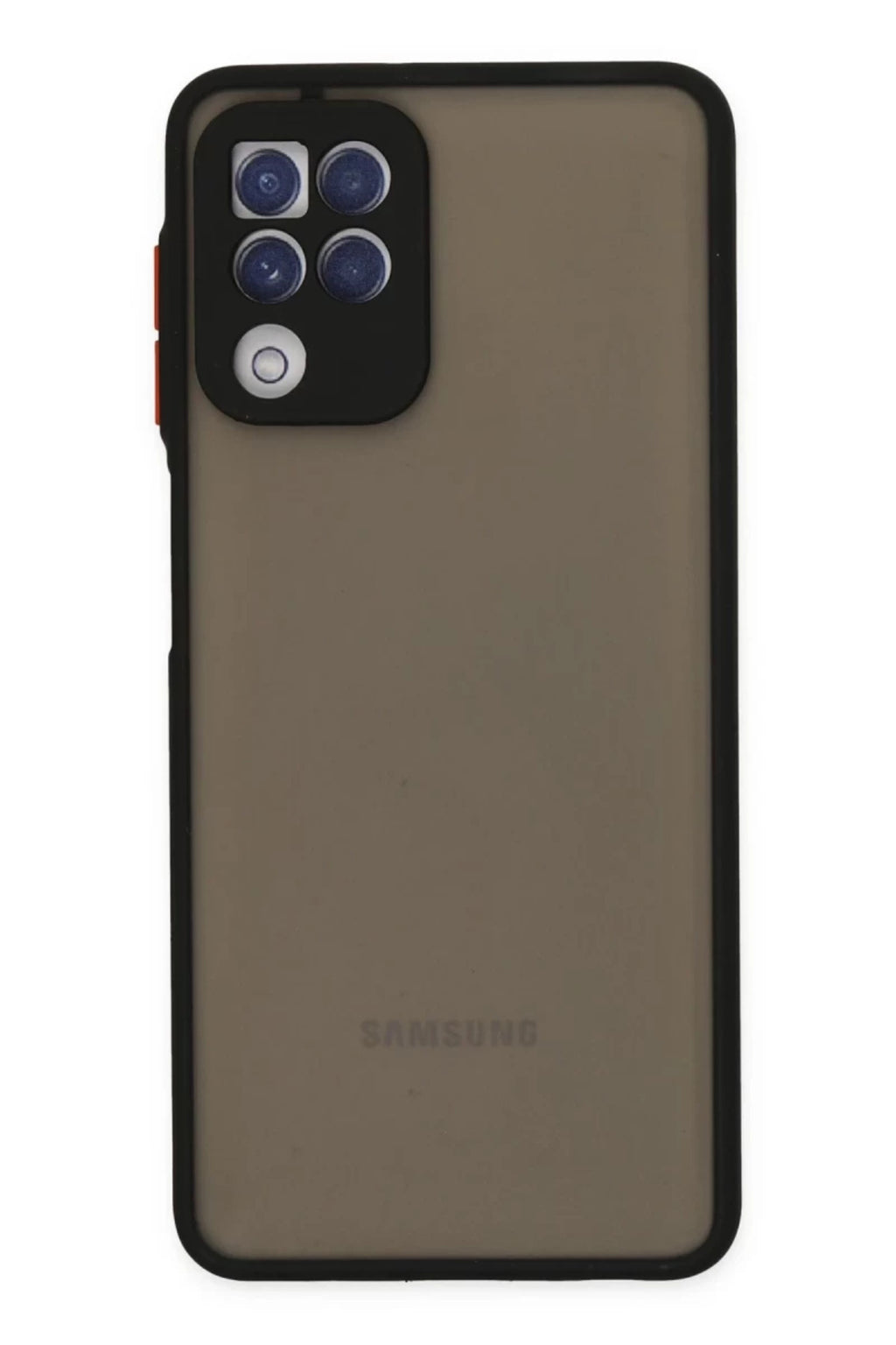 Samsung Galaxy A22 Uyumlu Kılıf Montreal Silikon Kapak - Siyah