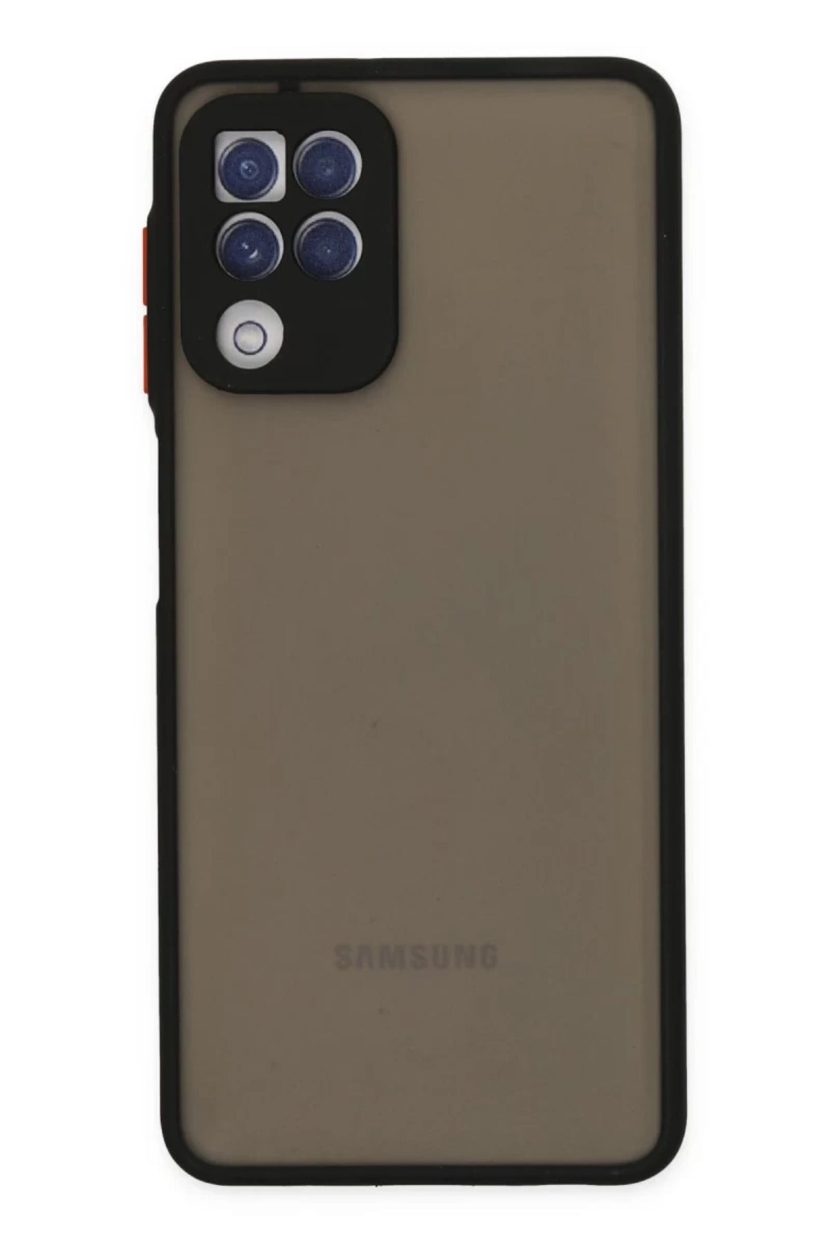 Samsung Galaxy A22 Uyumlu Kılıf Montreal Silikon Kapak - Siyah
