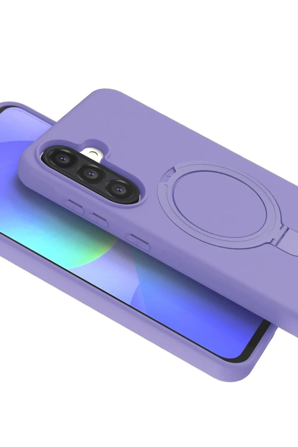 Samsung Galaxy A36 Uyumlu Regal Magsafe Standlı Kapak - Lila