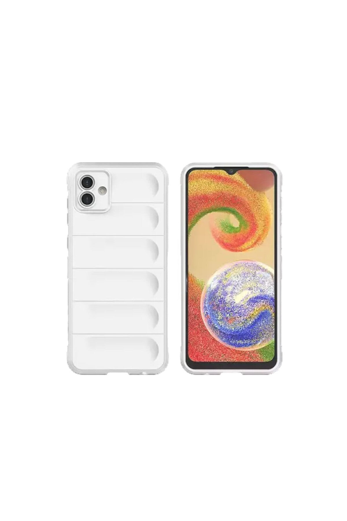 Samsung Galaxy A05 Uyumlu Kılıf Optimum Silikon - Krem