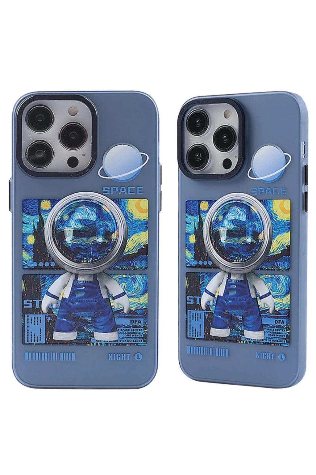 Apple iPhone 14 Pro Max Uyumlu Kılıf Prada Desenli Kapak - Prada Mavi - 1
