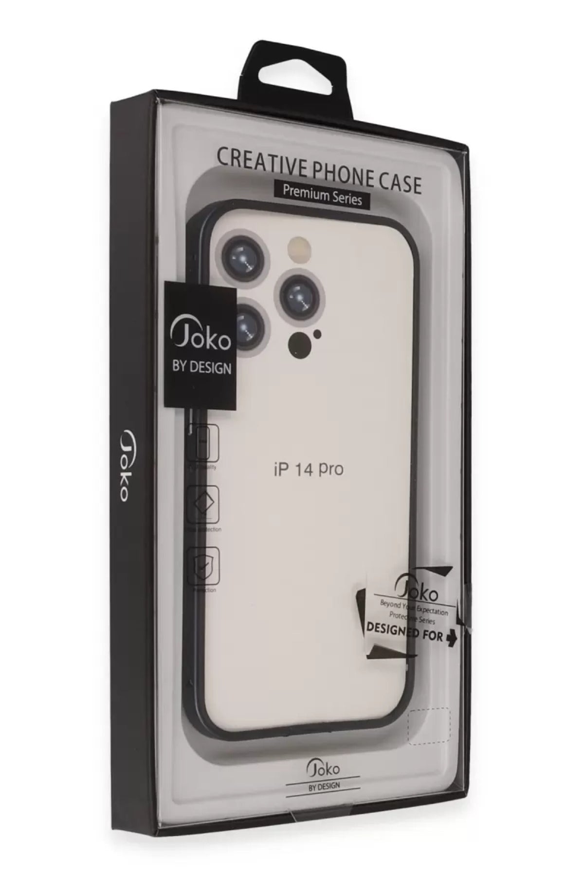 Joko Apple iPhone 14 Pro Uyumlu Land Bumper Koruma Kapak - Derin Mor