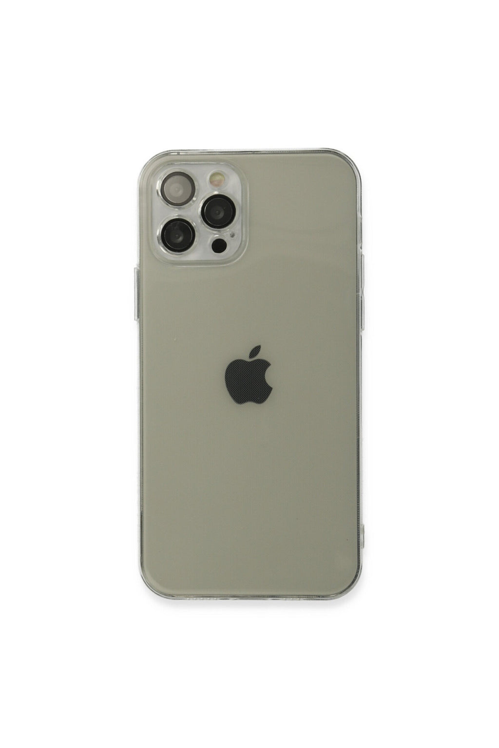 Apple iPhone 12 Pro Max Uyumlu Kılıf Fly Lens Silikon - Şeffaf