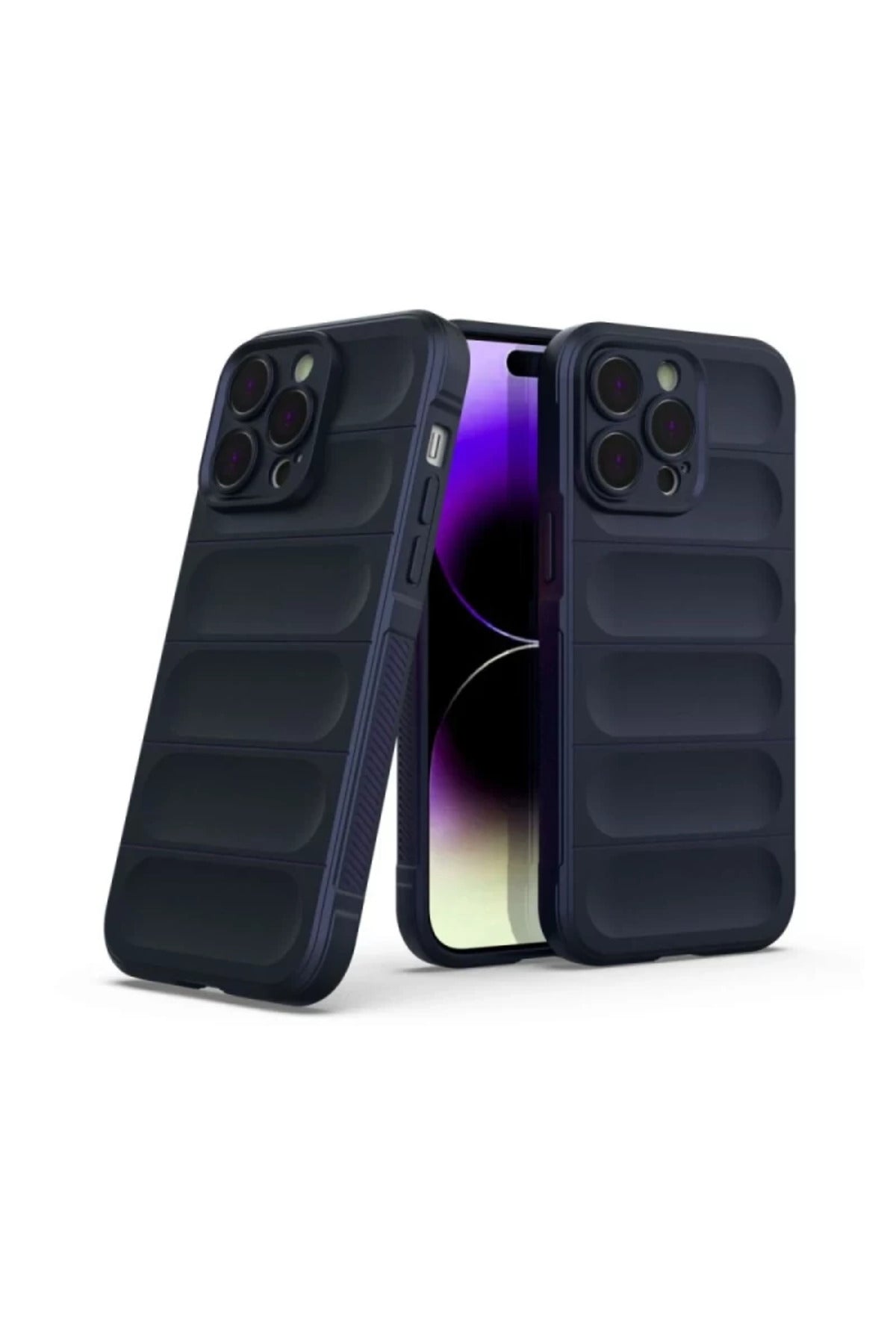 Apple iPhone 16 Pro Max Uyumlu Kılıf Optimum Silikon - Lacivert