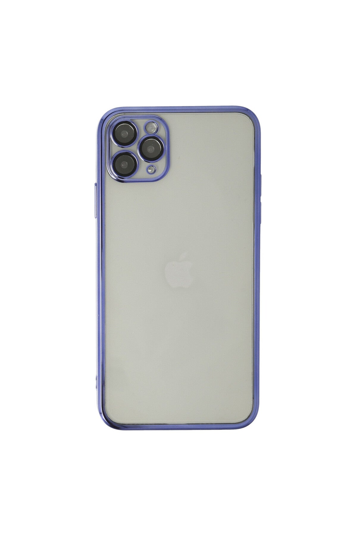 Apple iPhone 11 Pro Max Uyumlu Kılıf Lensli Silikon - Mor