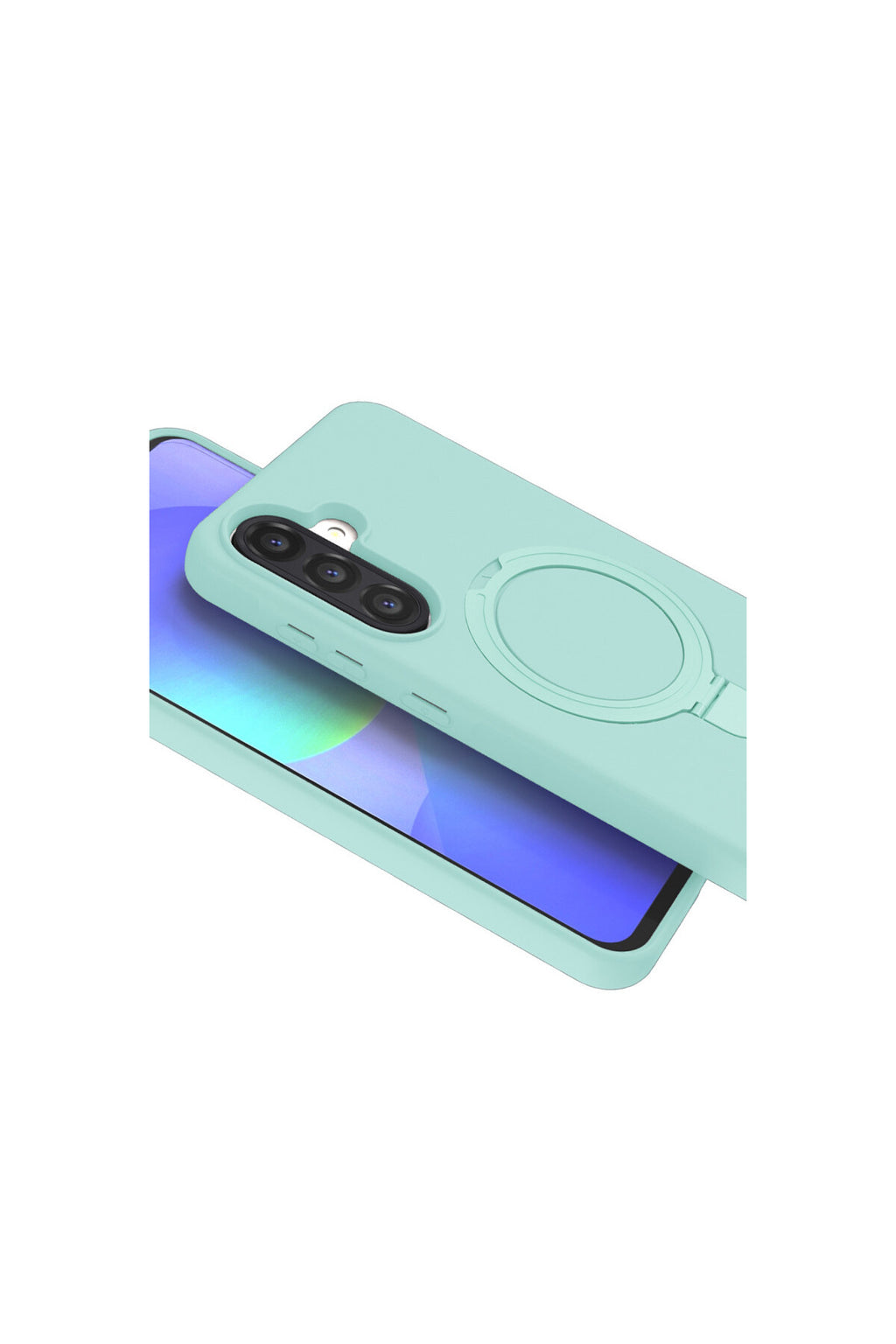 Samsung Galaxy A26 Uyumlu Regal Magsafe Standlı Kapak - Su Yeşili