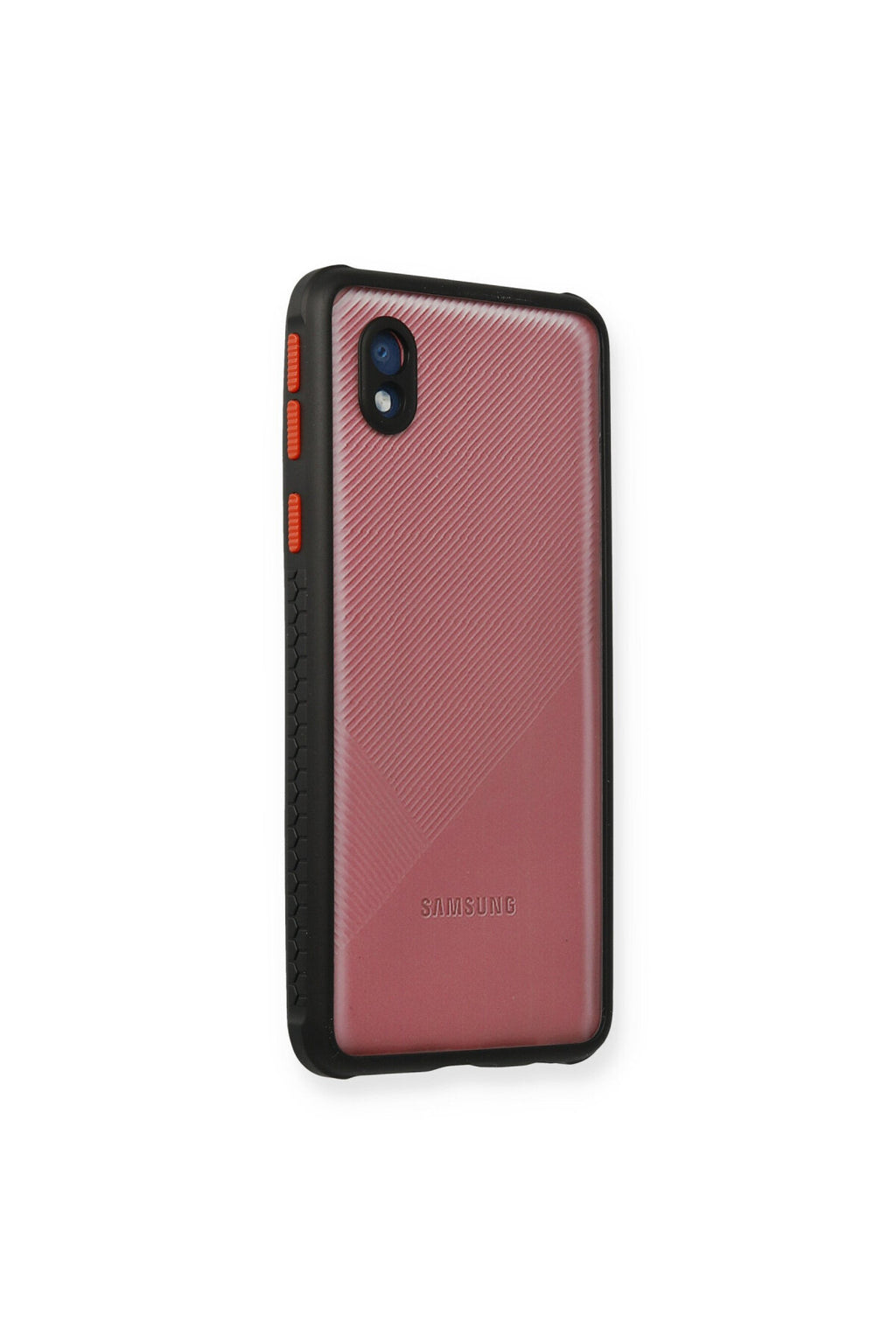 Samsung Galaxy A01 Core Uyumlu Kılıf Miami Şeffaf Silikon - Siyah