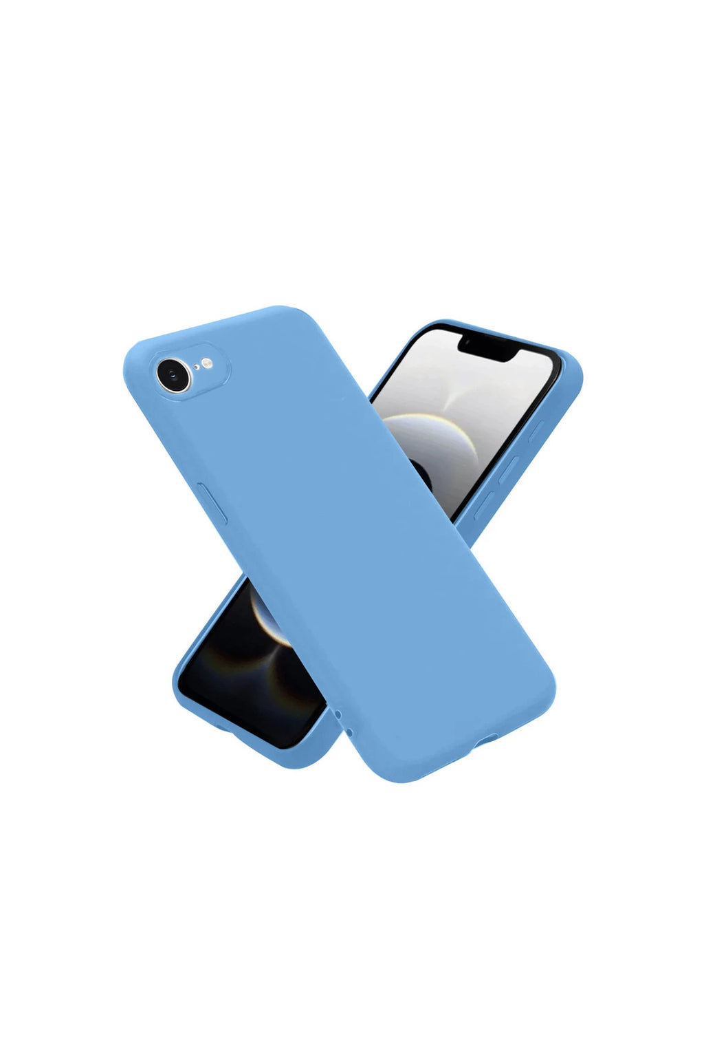 Apple iPhone 16E Uyumlu Kılıf First Silikon - Mavi
